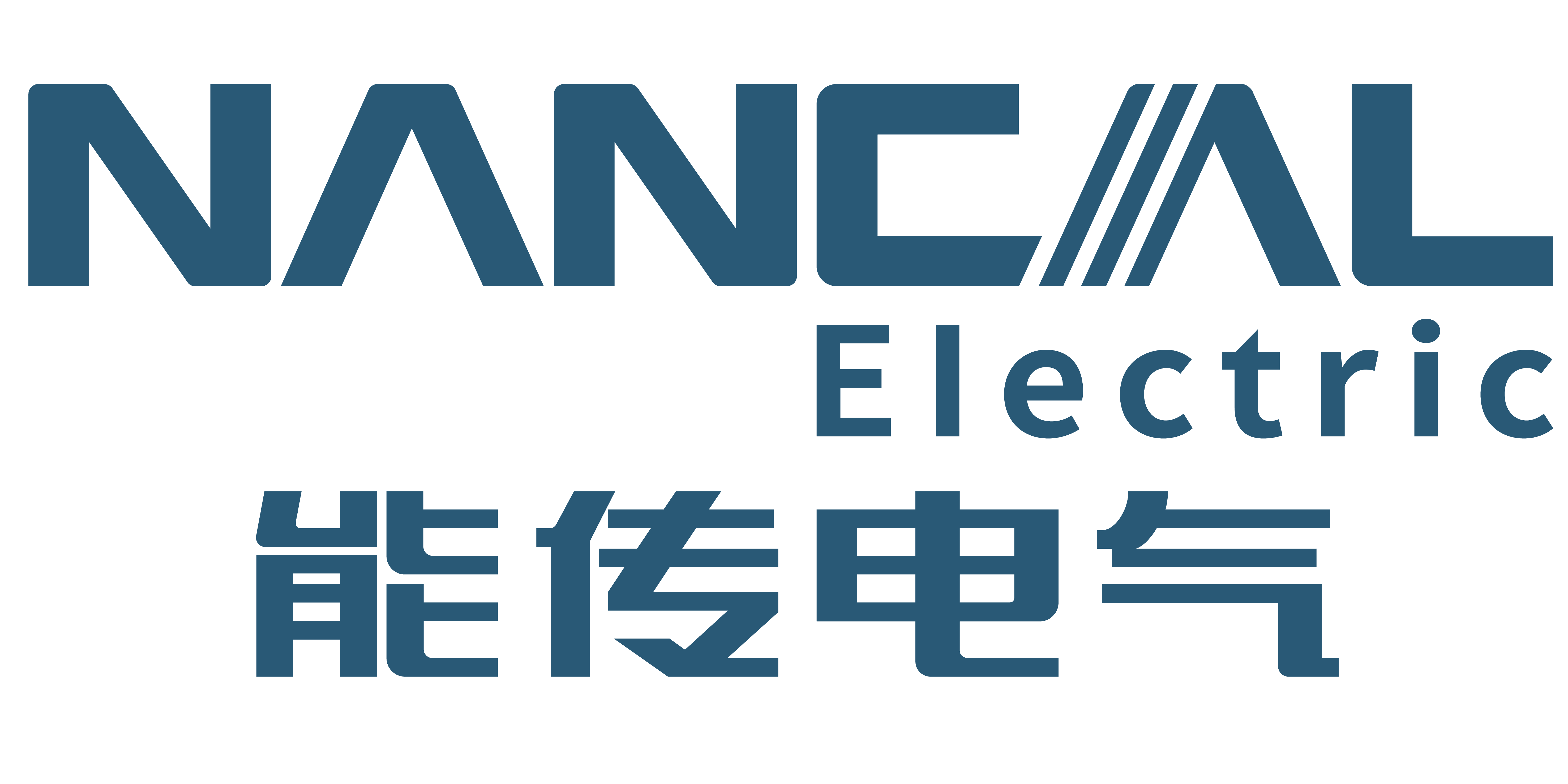 能传电气_中文组合logo_透明底